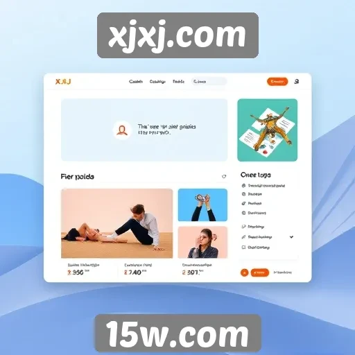 novidades no design do site xjxj.com
